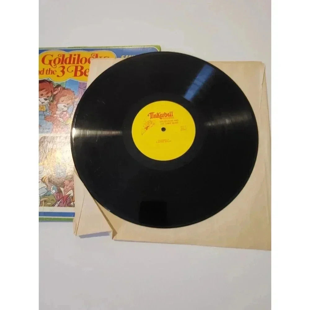 Vintage Tinkerbell Records Goldilocks And The 3 Bears Vinyl LP Rare Version - Picture 4 of 7